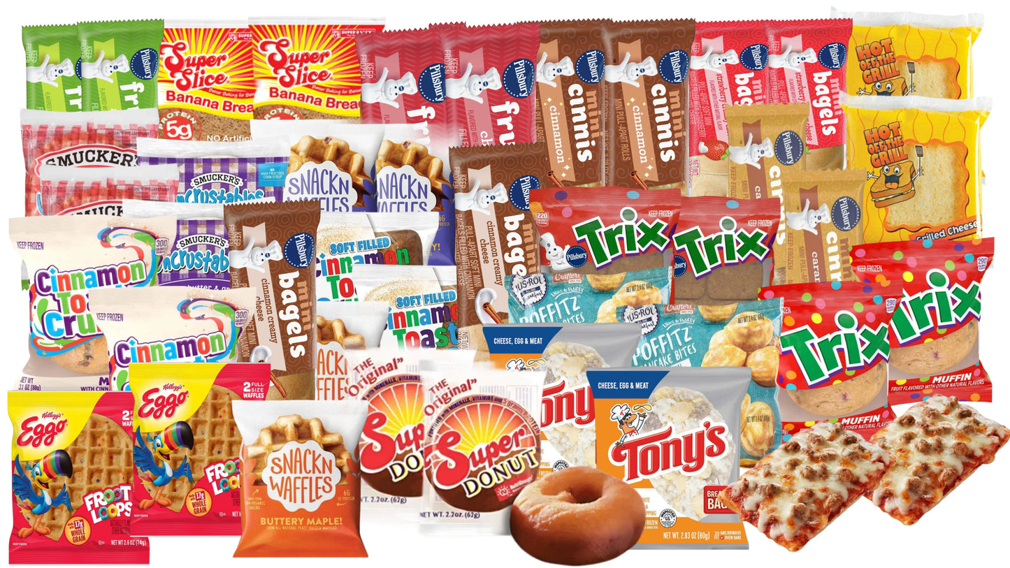 Morning Bliss school breakfast bundle frozen