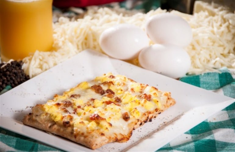 Bacon Scramble Pizza - School Daze