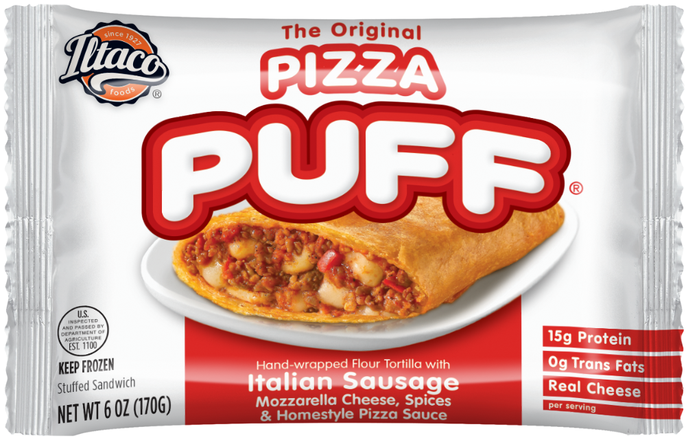 Italian Sausage Pizza Puff