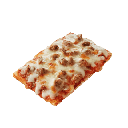 Original School Breakfast Pizza - 90s Rectangular Sausage and Cheese Cafeteria Pizza - Shipped Frozen