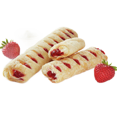 Pillsbury Strawberry & Cream Strudel Sticks - School Daze