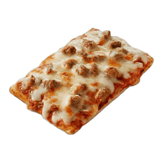 Breakfast Pizza: Sausage & Cheese