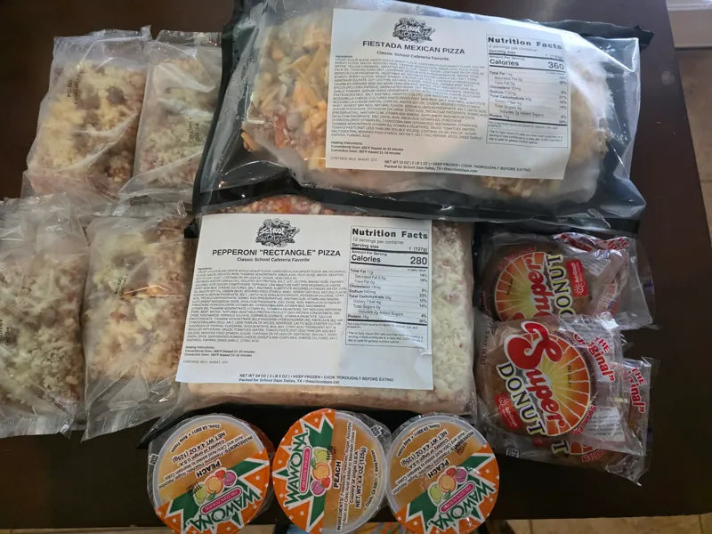 School Daze frozen food order