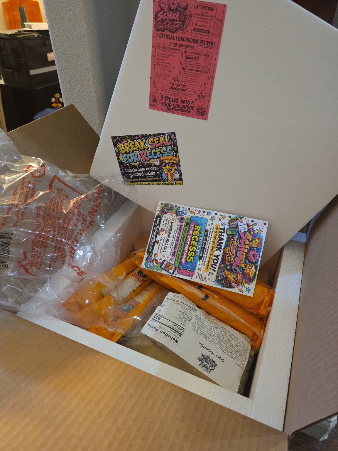 School Daze cooler unboxing
